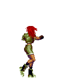 Leona Orochi animação II