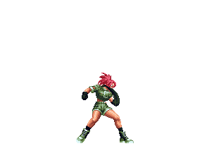 Leona Orochi animação IV